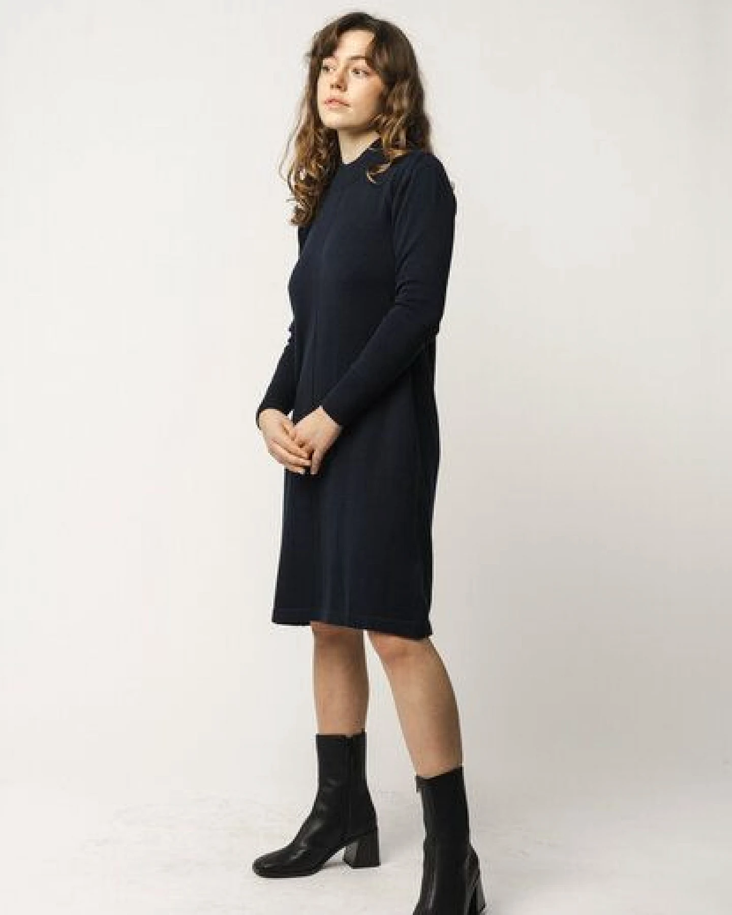 Basic Feinstrick Kleid HARLEEN – Ansicht 2