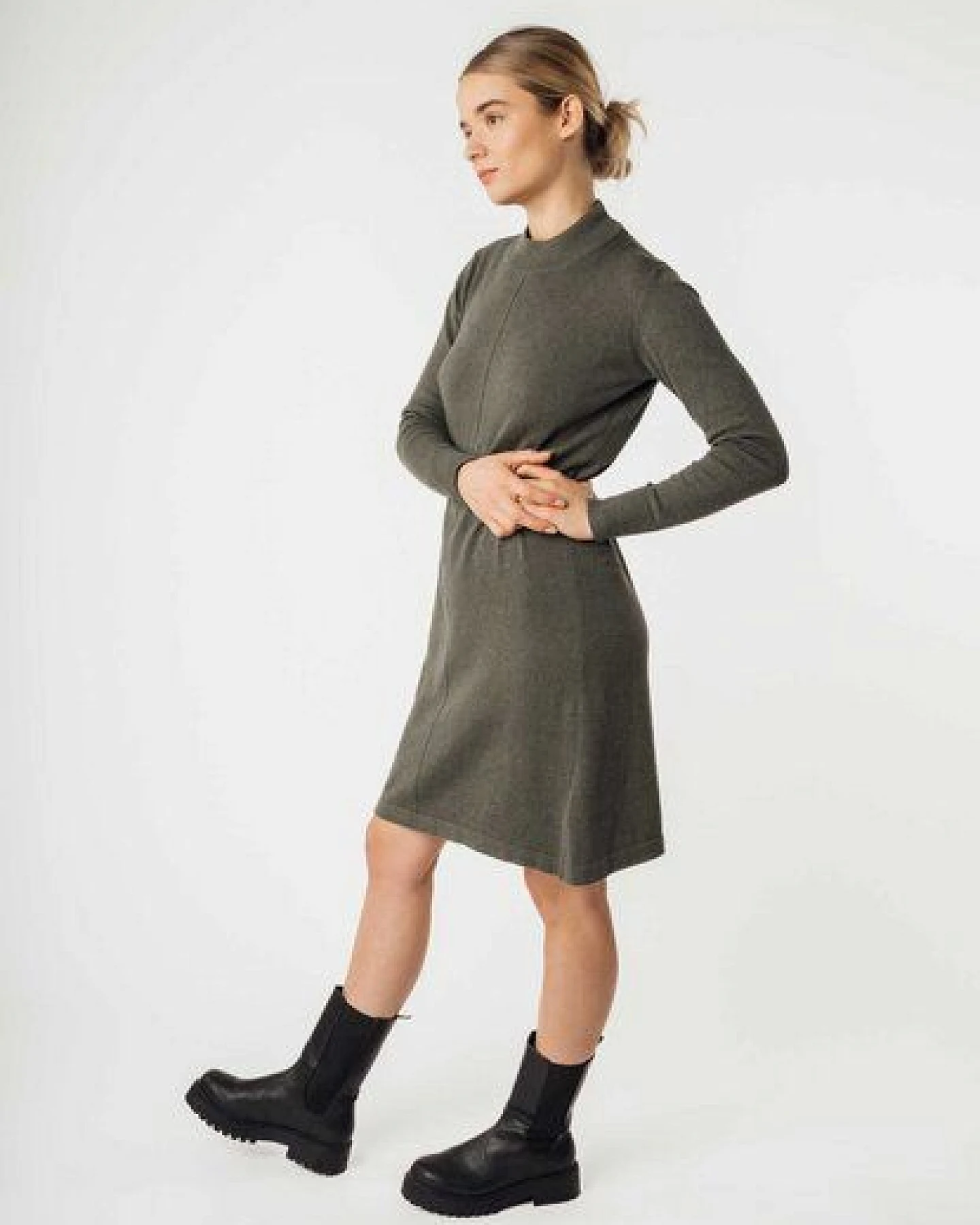 Basic Feinstrick Kleid HARLEEN – Ansicht 2