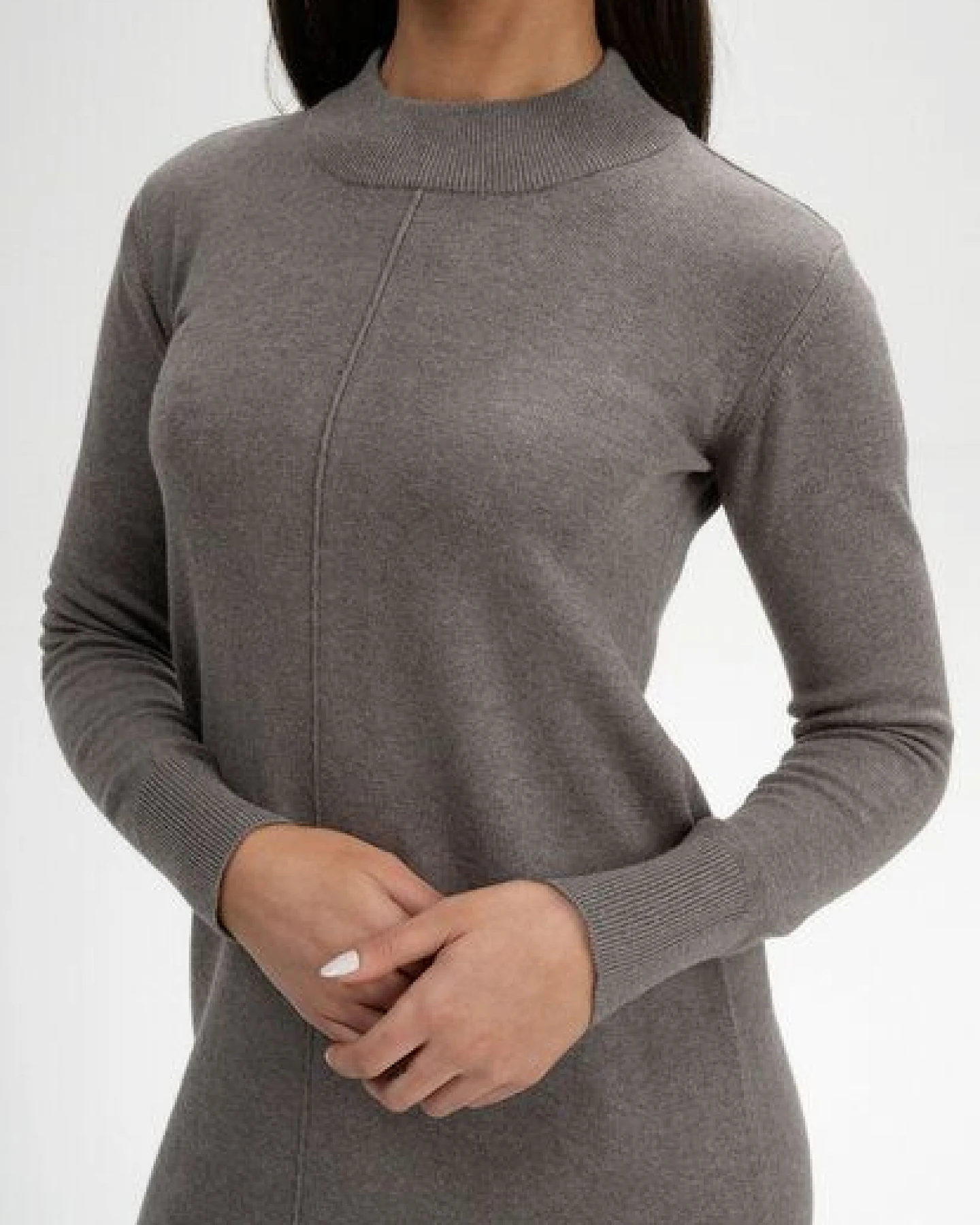 Basic Feinstrick Kleid HARLEEN – Ansicht 3