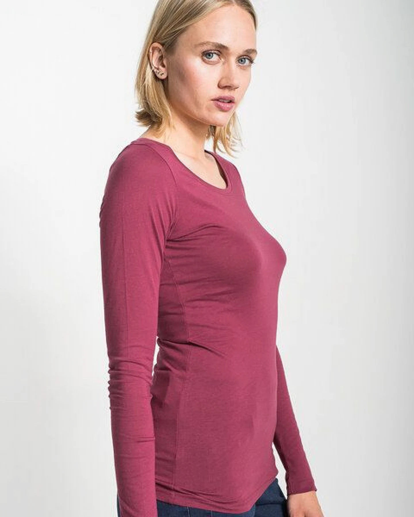 Alma & Lovis Langarmshirt aus 100% Bio-Baumwoll-Jersey (kbA) – Ansicht 2