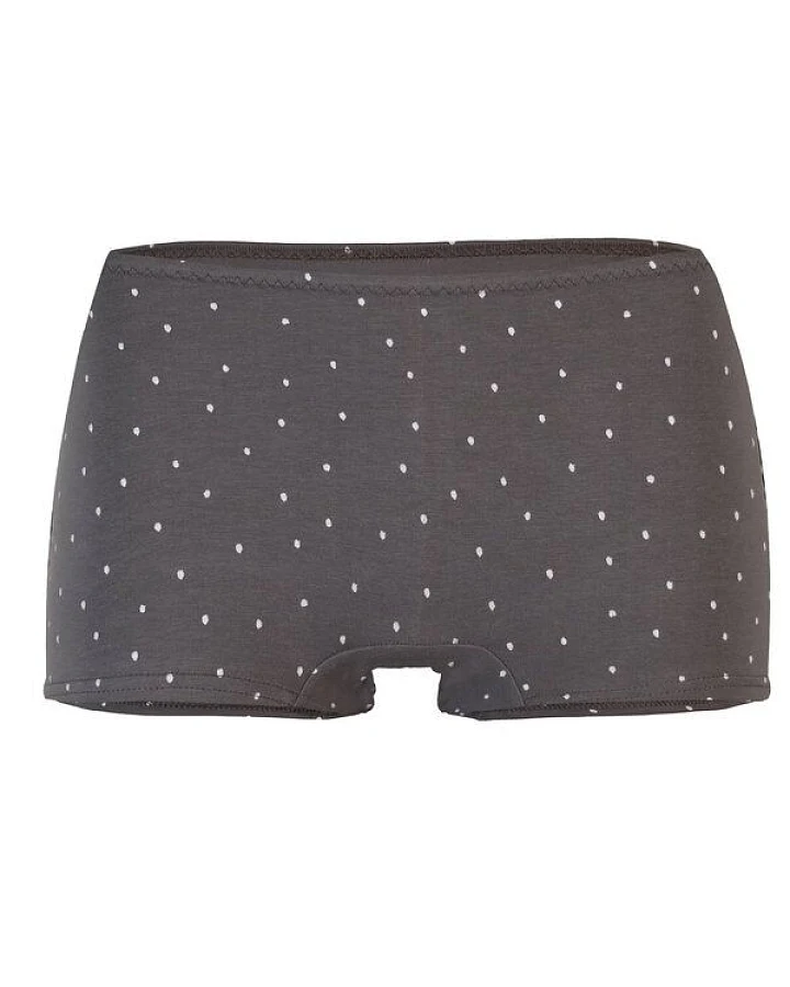 Glitzer Punkte anthrazit (grau