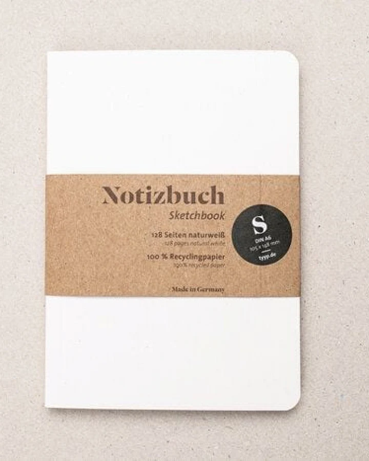 tyyp Notizbuch A6 Softcover – Recyclingpapier – blanko – perforiert