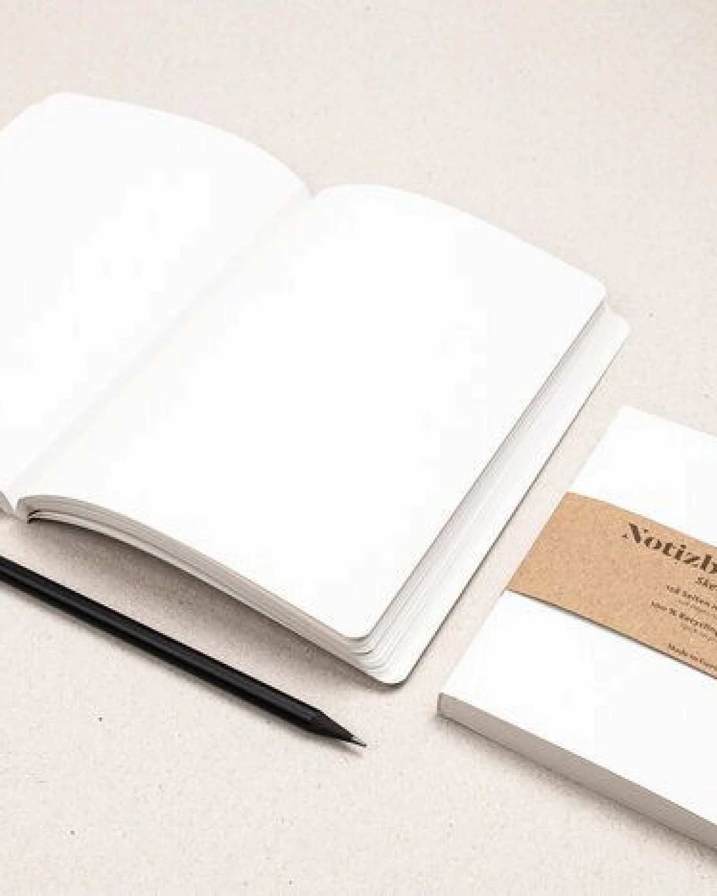 tyyp Notizbuch A6 Softcover – Recyclingpapier – blanko – perforiert – Ansicht 3