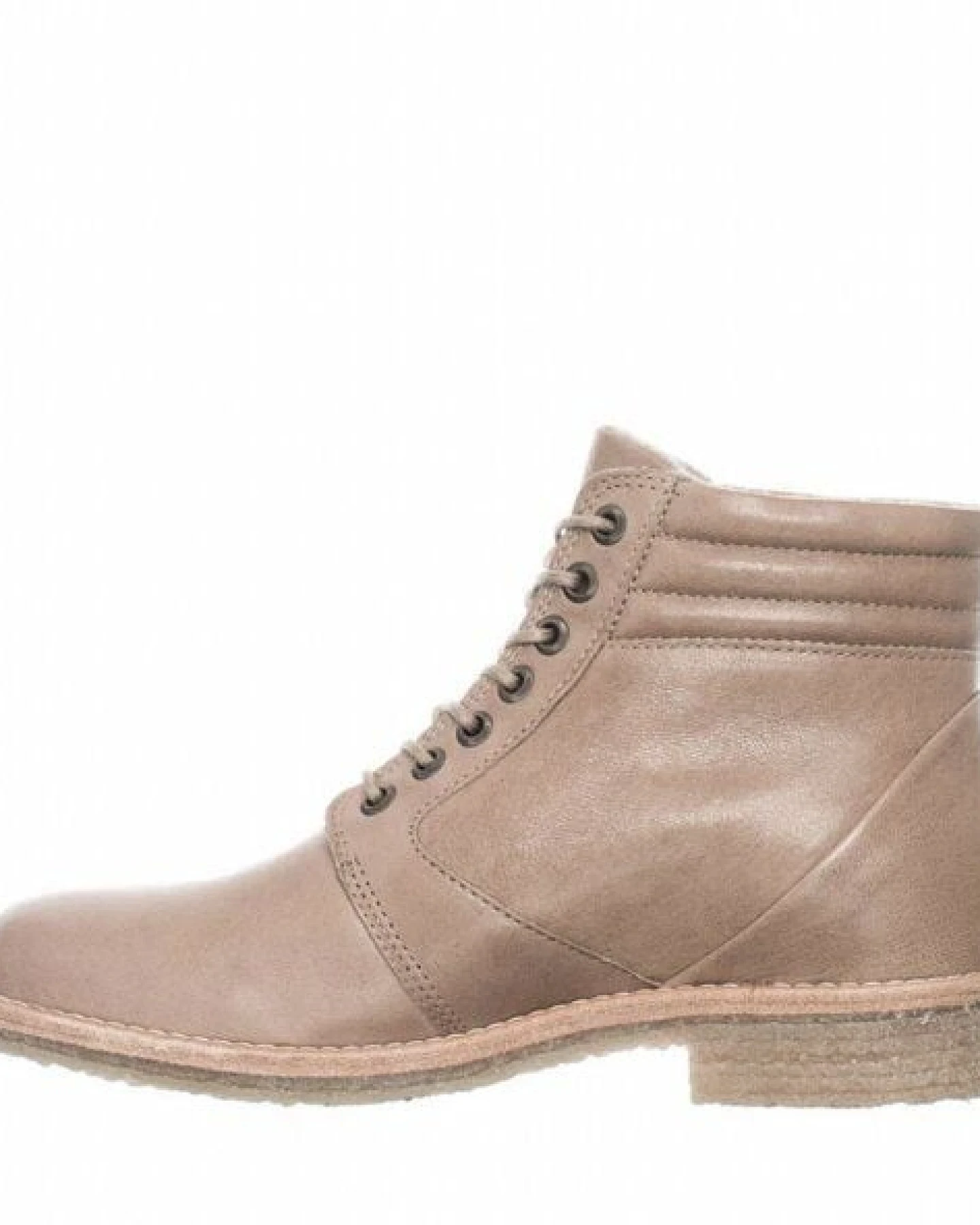 Ten Points Schnürschuhe Astrid aus Leder mit Wollfutter – Ansicht 2