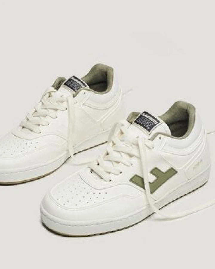 Flamingos' Life Sneaker Damen Vegan - RETRO 90’s Sneakers - Olive