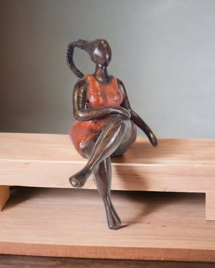 Moogoo Creative Africa Bronze-Skulptur "Bobaraba Lola" by Alain Soré