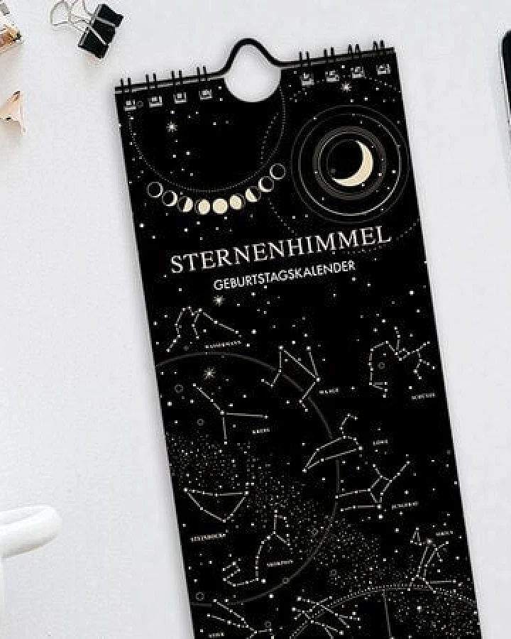 renna deluxe Geburtstagskalender STERNZEICHEN immerwährend