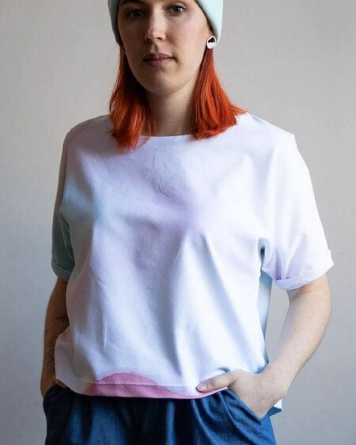 Ecostories Damen T-Shirt Aquarell