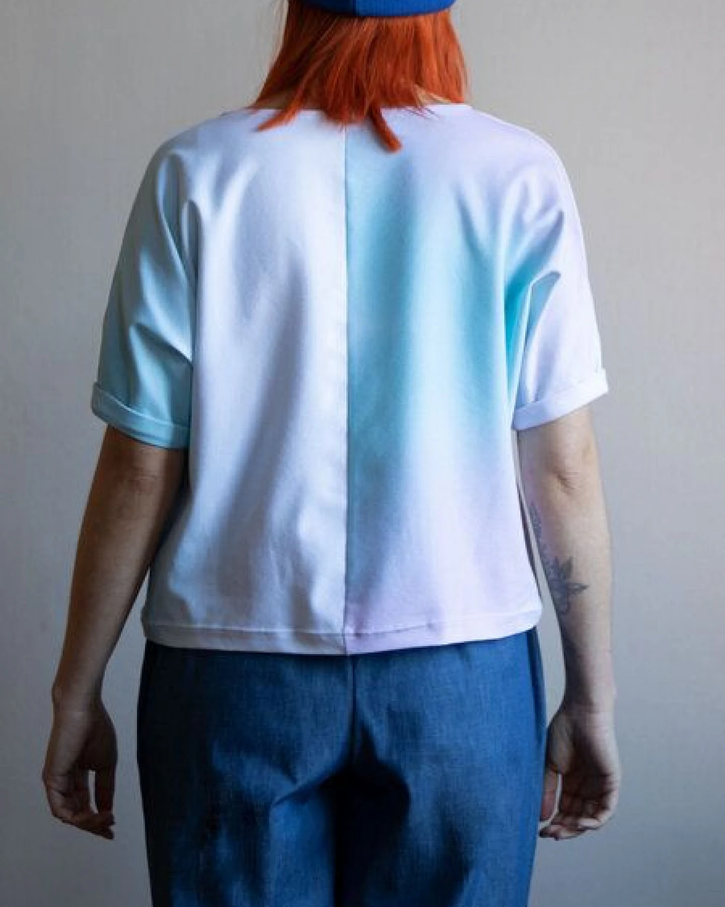 Ecostories Damen T-Shirt Aquarell – Ansicht 2