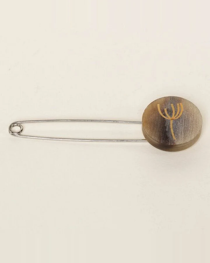 nahtur-design Brosche mit Horndeko