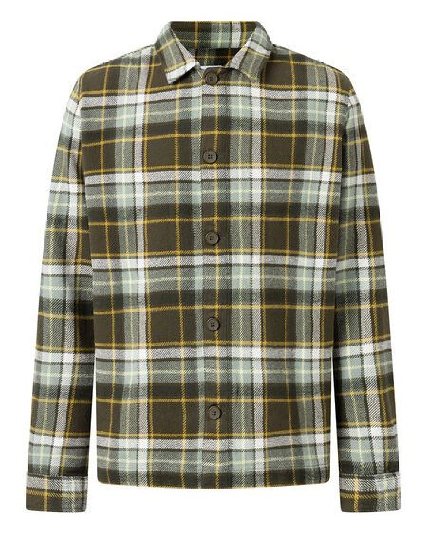 KnowledgeCotton Apparel Flanell-Overshirt - Big checked heavy flannel overshirt - aus Bio-Baumwolle – Ansicht 4