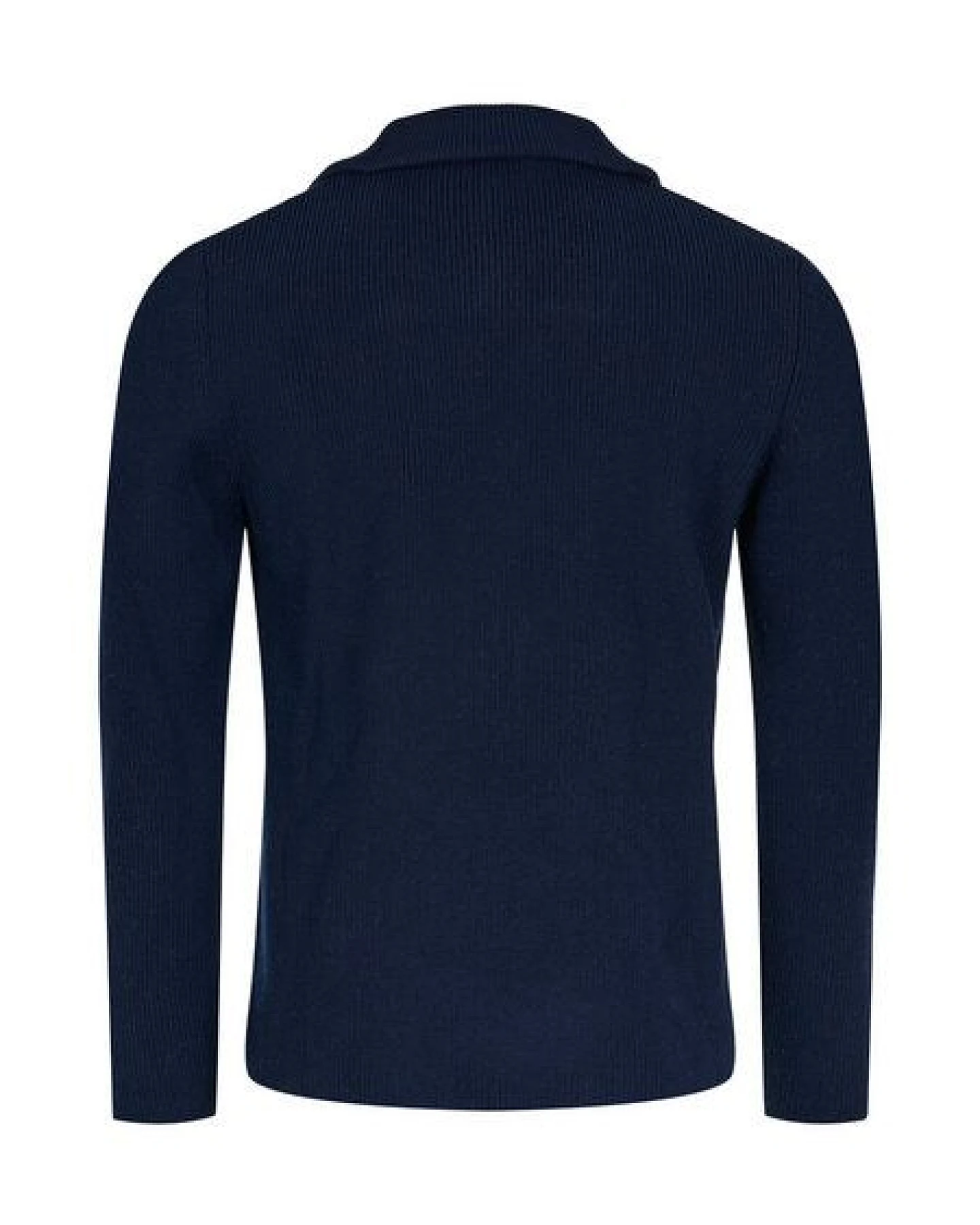 KnowledgeCotton Apparel Troyer - 1/2 neck zip merino wool rib knit - aus Bio-Wolle – Ansicht 3