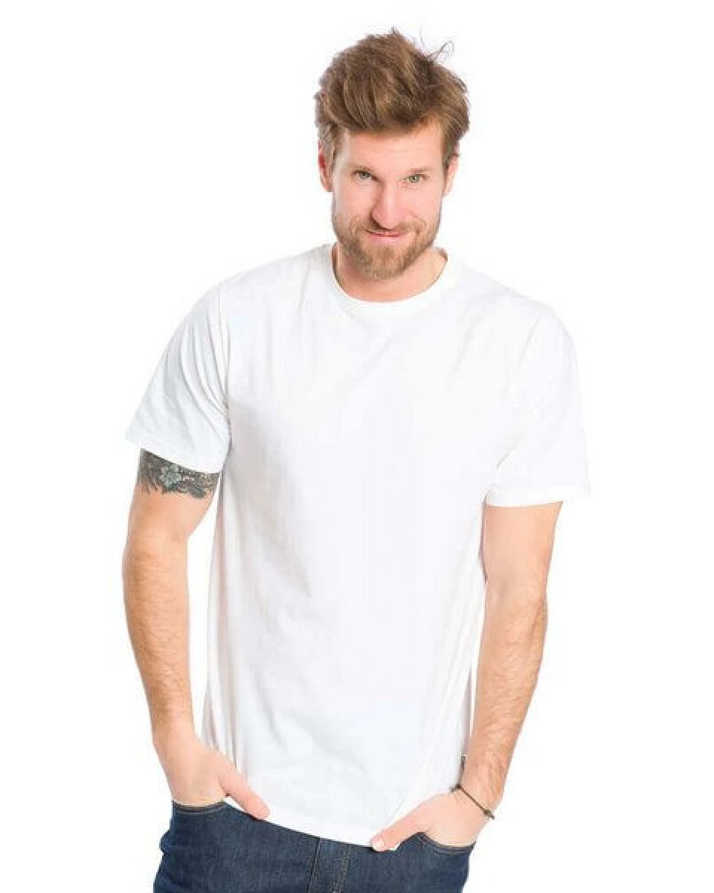 bleed 365 Recycelt T-Shirt Weiß – Ansicht 2
