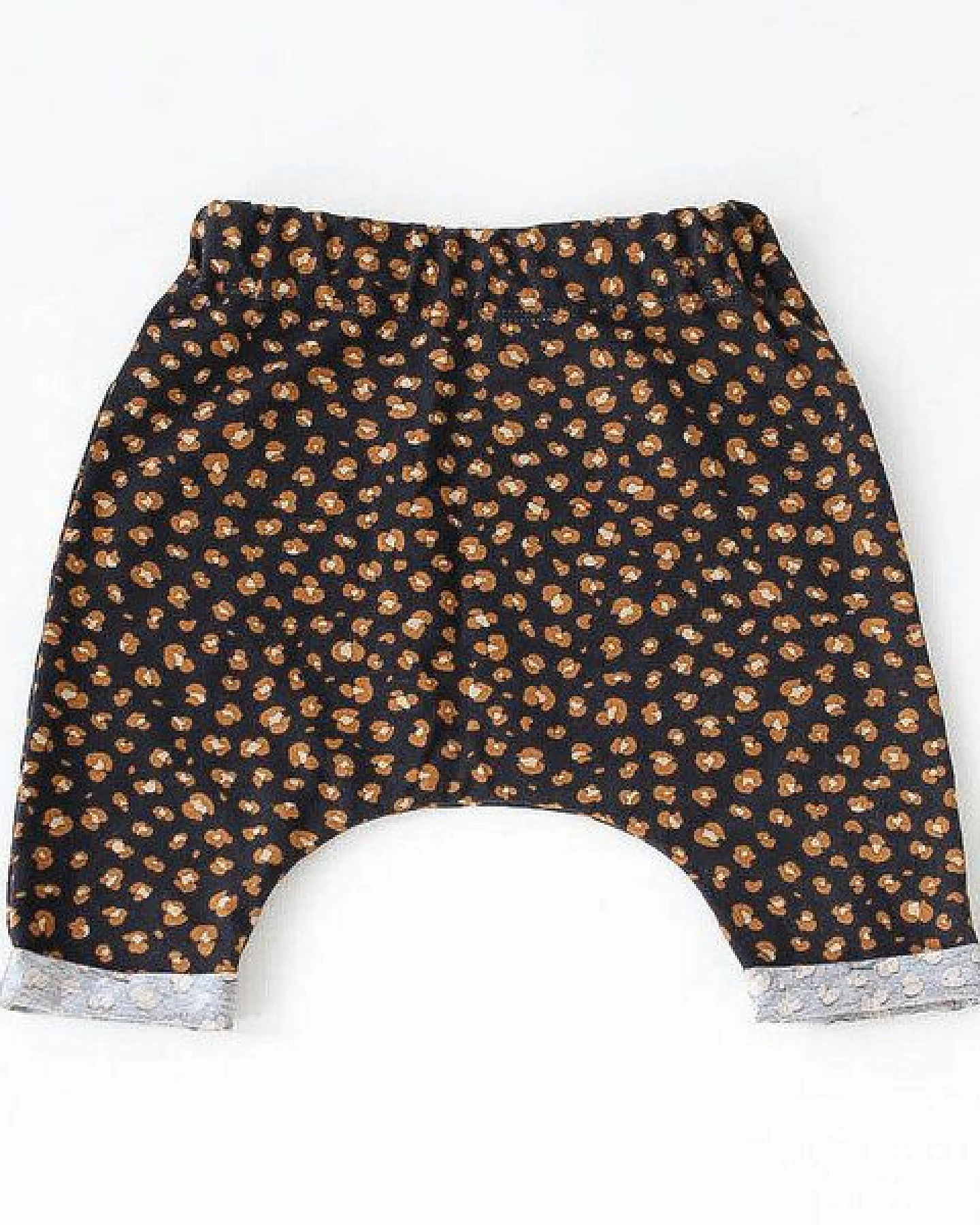 Baby Jersey Hose *Leopard schwarz* Bio Baumwolle – Ansicht 2