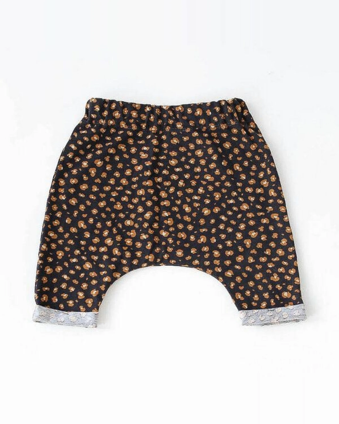 Baby Jersey Hose *Leopard schwarz* Bio Baumwolle – Ansicht 2