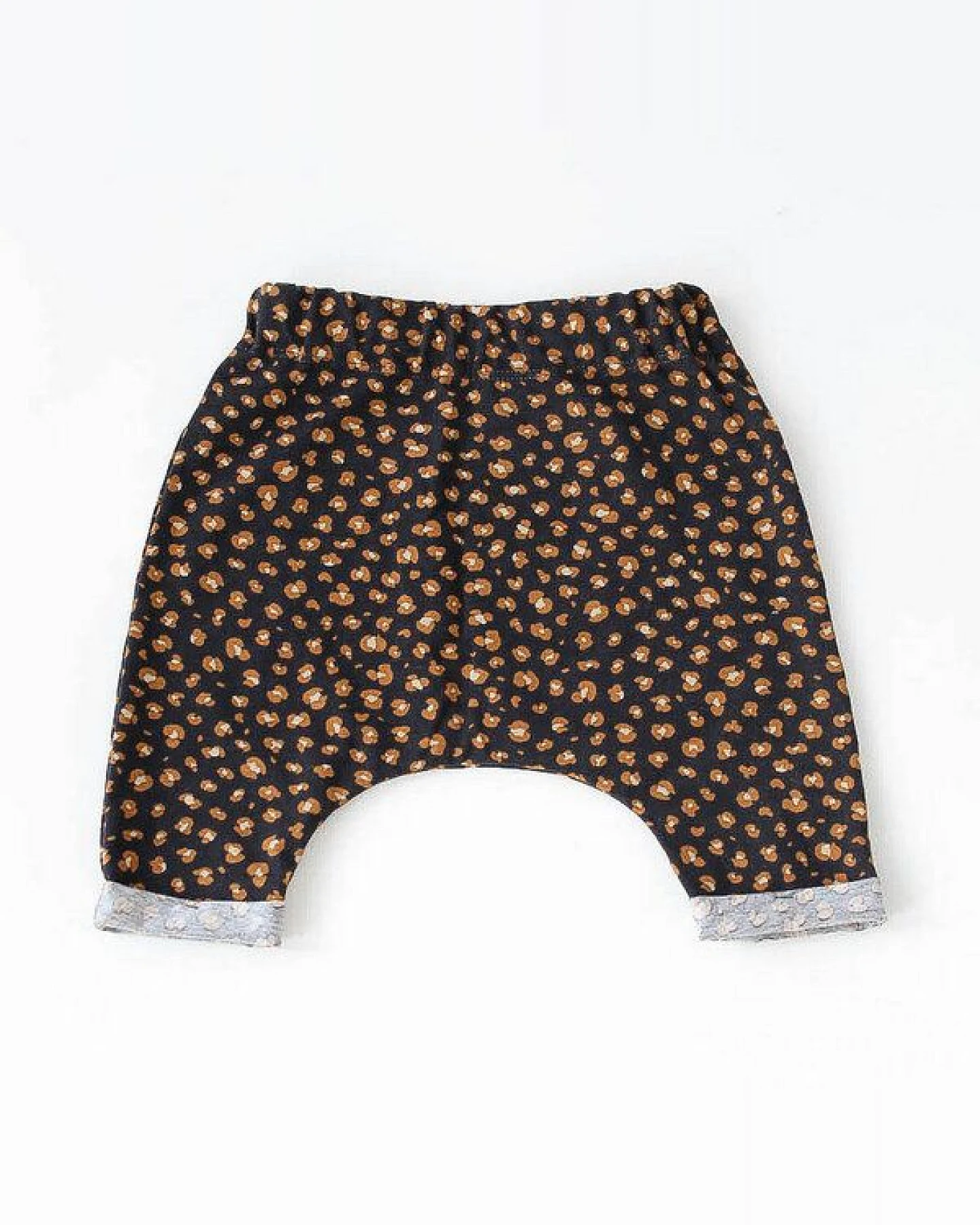 Baby Jersey Hose *Leopard schwarz* Bio Baumwolle – Ansicht 2