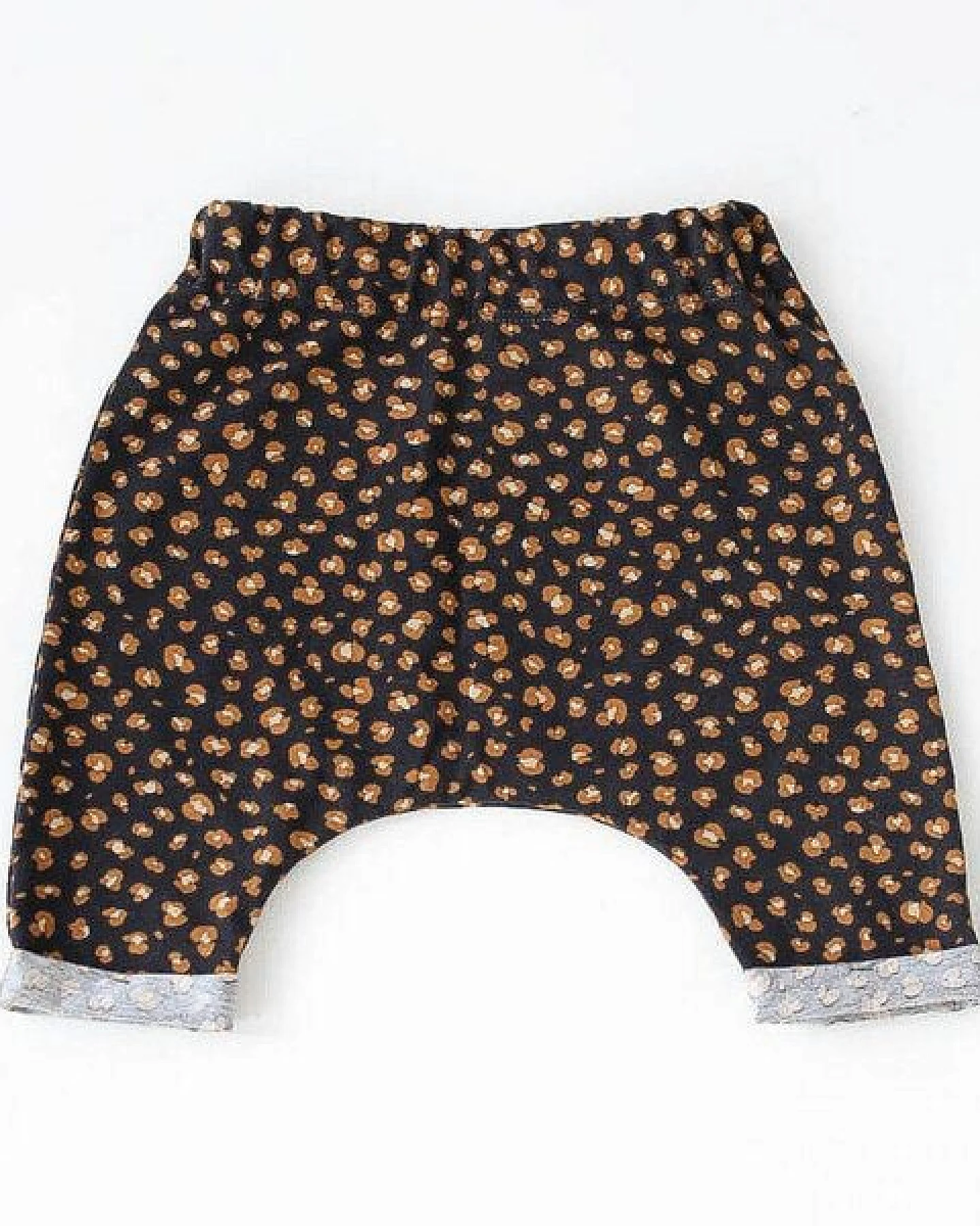 Baby Jersey Hose *Leopard schwarz* Bio Baumwolle – Ansicht 2