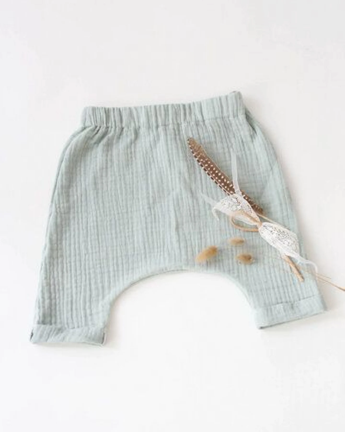 Baby Baggy Hose Bio Musselin – Ansicht 2