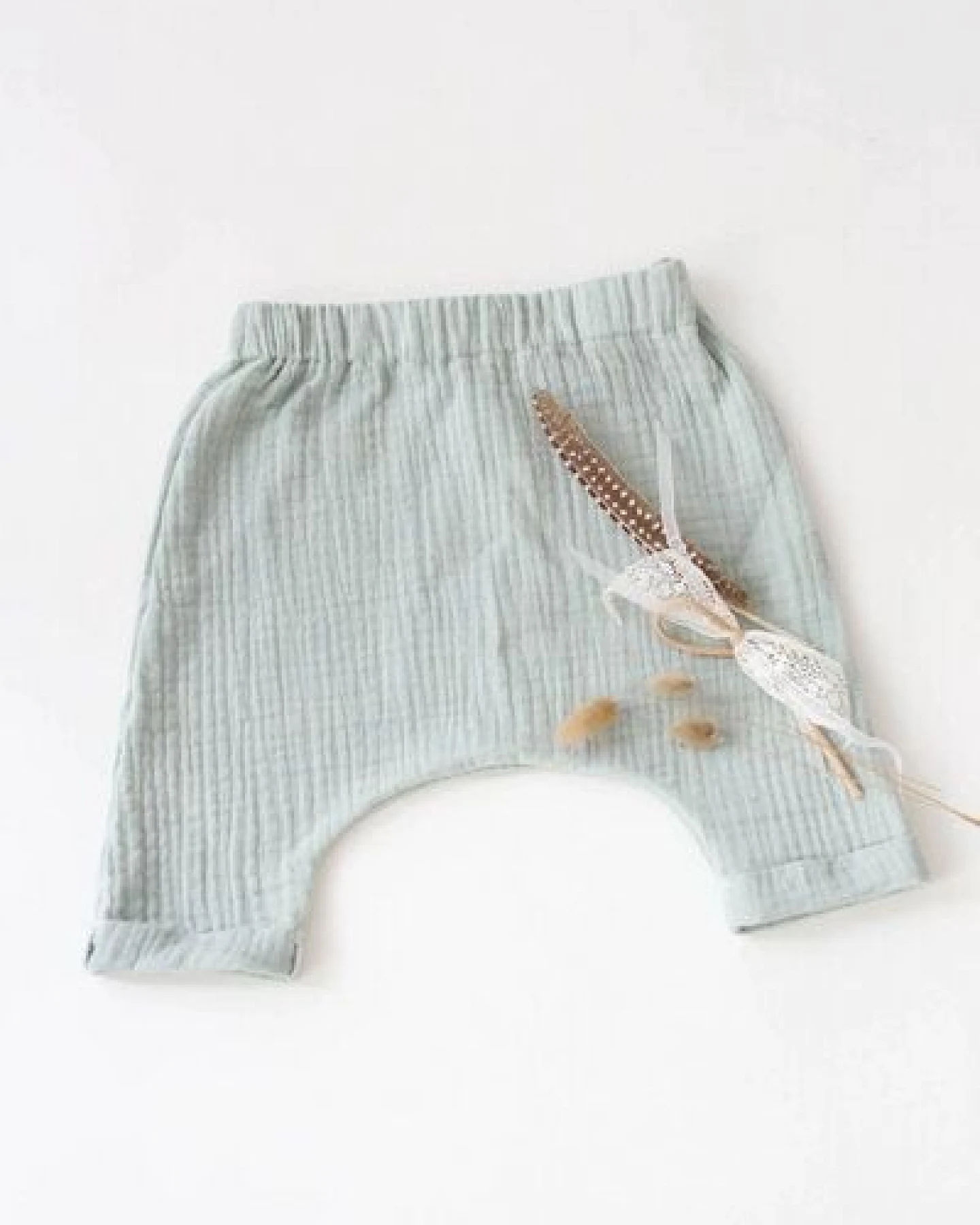Baby Baggy Hose Bio Musselin – Ansicht 2