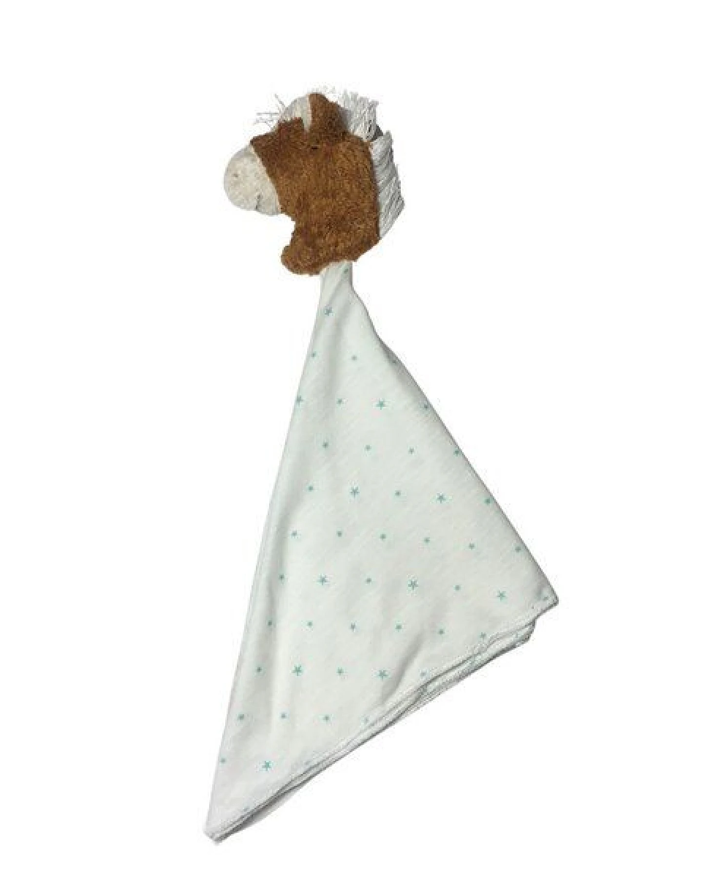 Pat und Patty Personalisertes Schmusetuch/ Schnuffeltuch, Greifling "Pferd" ,Farbe : beige oder messing, 100 % Baumwolle-kbA – Ansicht 3