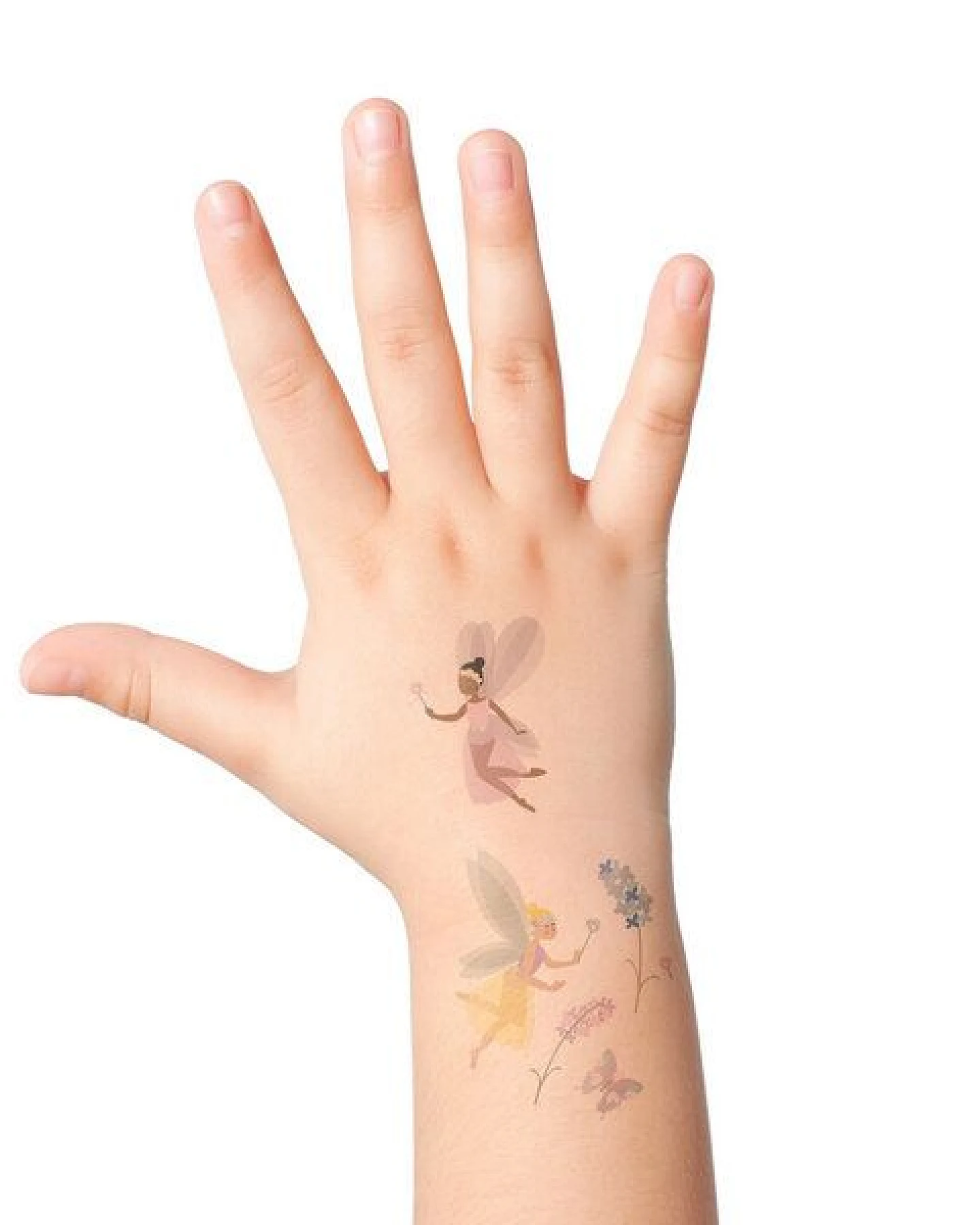 dabelino Kinder Feen Klebetattoos (plastikfrei, vegan, glutenfrei) – Ansicht 2