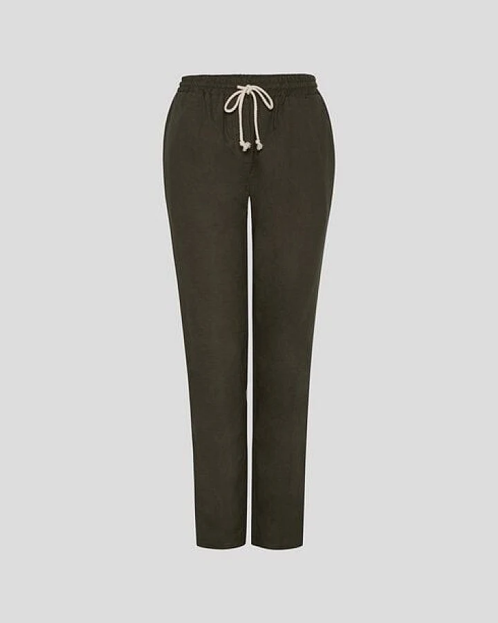 The Hemp Line Chino mit Kordelgürtel aus Hanf und Bio-Baumwolle (22610)