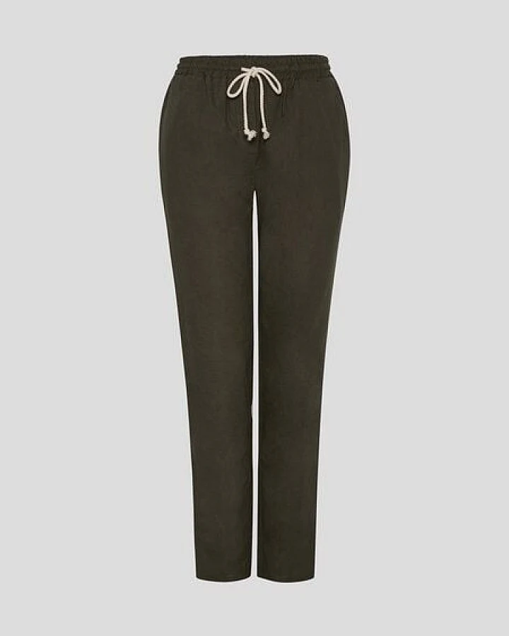The Hemp Line Chino mit Kordelgürtel aus Hanf und Bio-Baumwolle (22610)