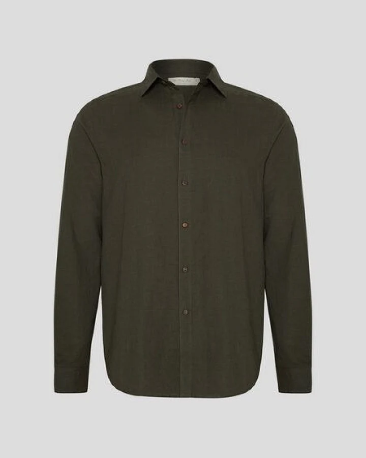 The Hemp Line leichtes, klassisches Hemd aus Hanf und Bio-Baumwolle (21210)