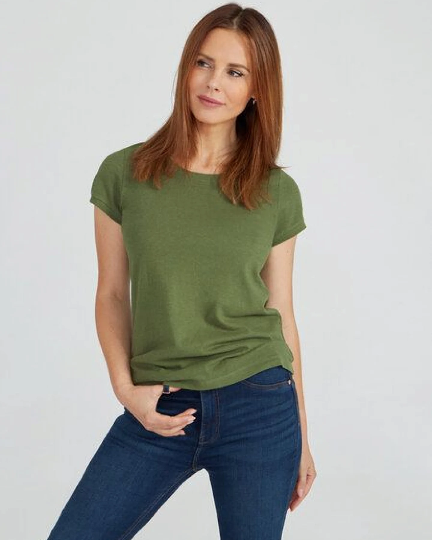 The Hemp Line Gerades T-Shirt aus Hanf und Bio-Baumwolle (22109) – Ansicht 2