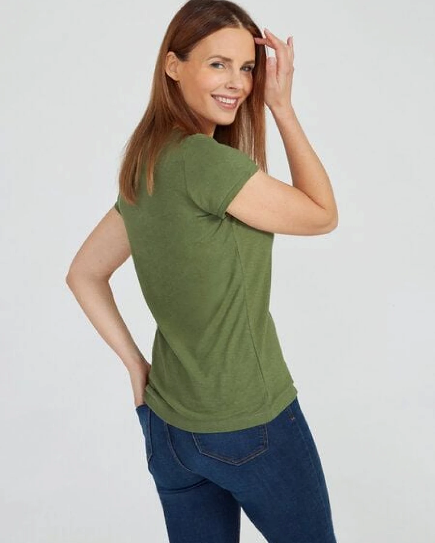 The Hemp Line Gerades T-Shirt aus Hanf und Bio-Baumwolle (22109) – Ansicht 3