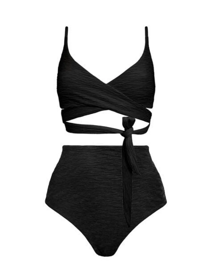 Anekdot Bikini Set Jacquard Lin Top + Core High Slip
