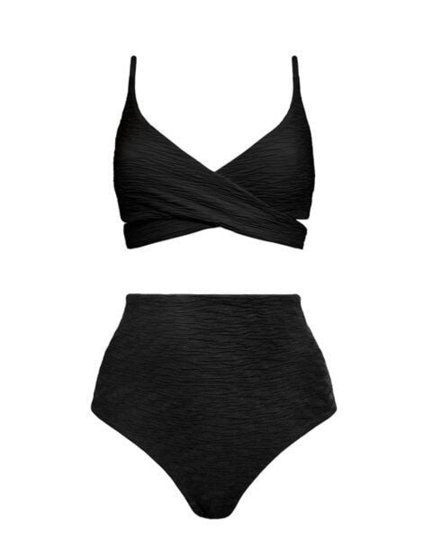 Anekdot Bikini Set Jacquard Lin Top + Core High Slip – Ansicht 2