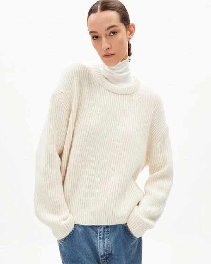 ARMEDANGELS NAARUKO - Damen Pullover Oversized Fit aus Bio-Baumwoll Mix