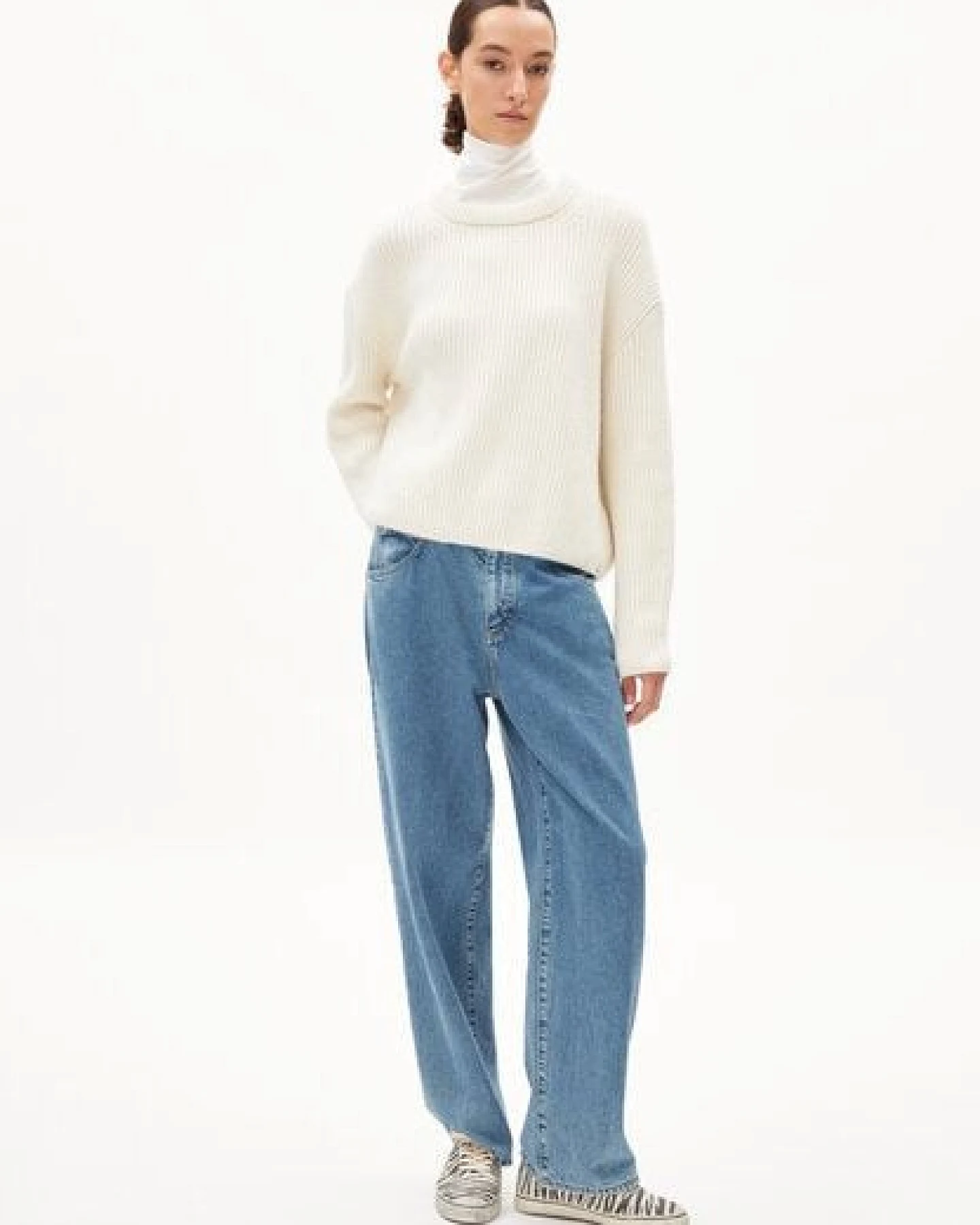 ARMEDANGELS NAARUKO - Damen Pullover Oversized Fit aus Bio-Baumwoll Mix – Ansicht 4