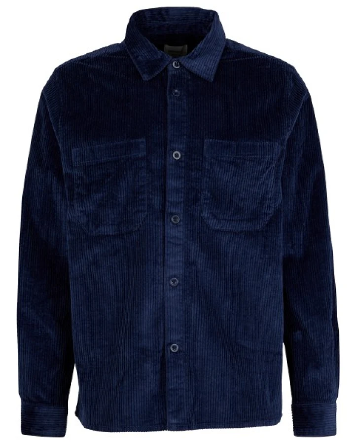 DEDICATED - Shirt Kil Corduroy - Hemd Gr S blau