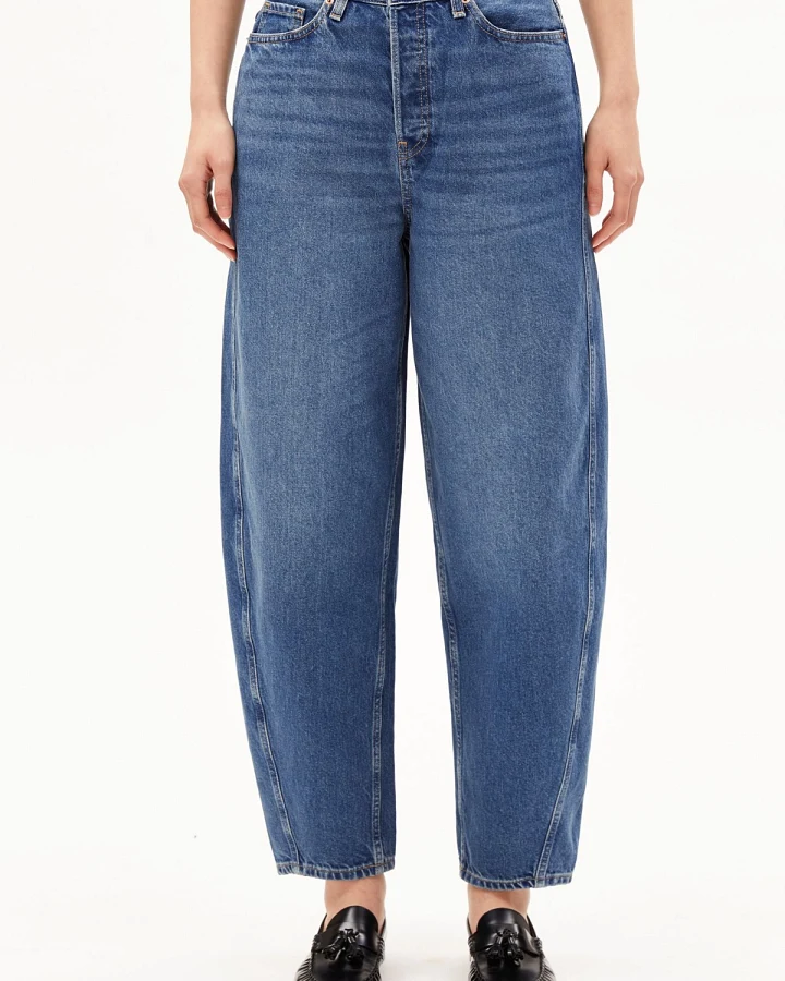 Jeans Barrel Leg Baarly Jean Crunchy