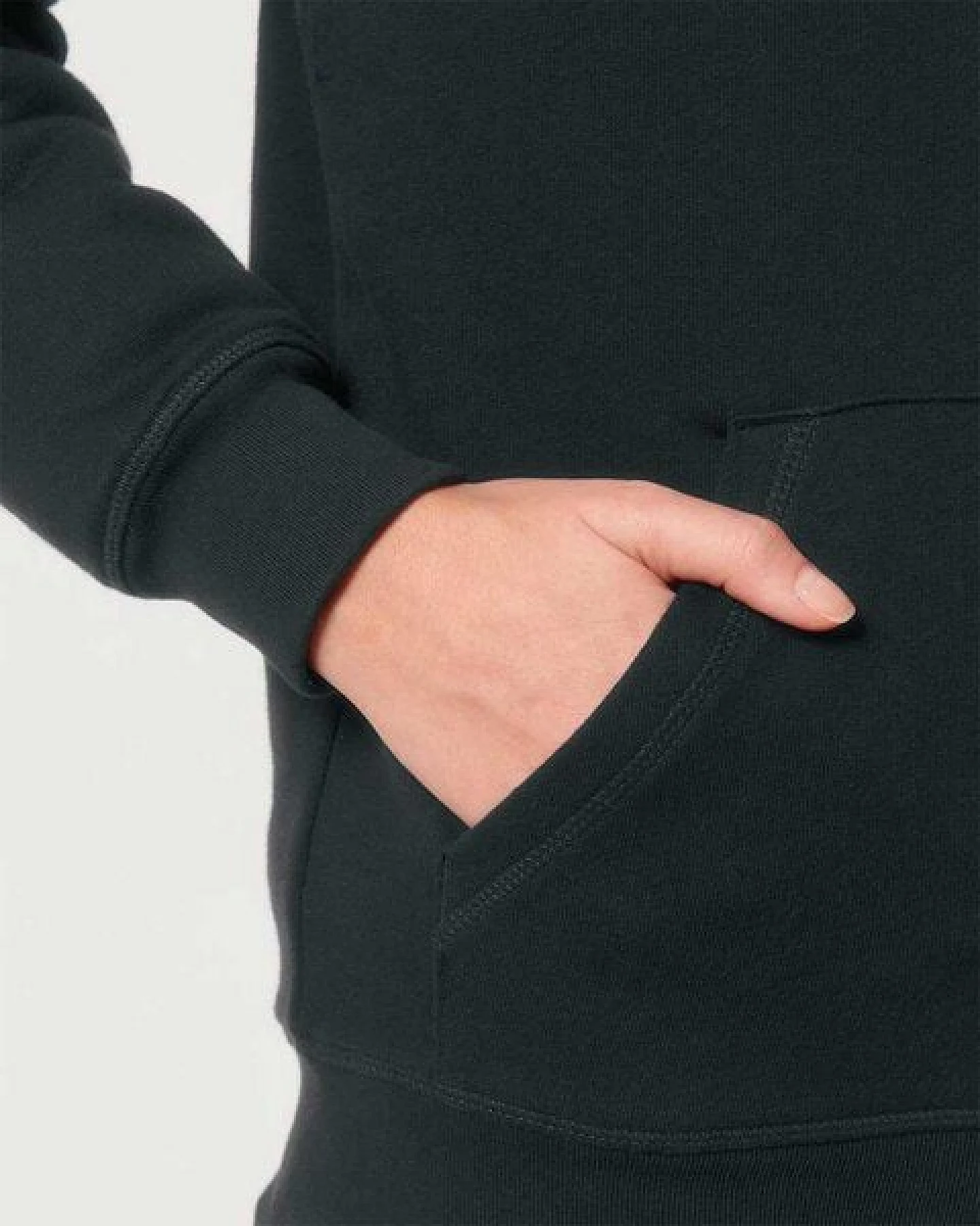YTWOO Sherpa Hoodie, Unisex, Zip-through, nachhaltig, Bio-Baumwolle – Ansicht 4