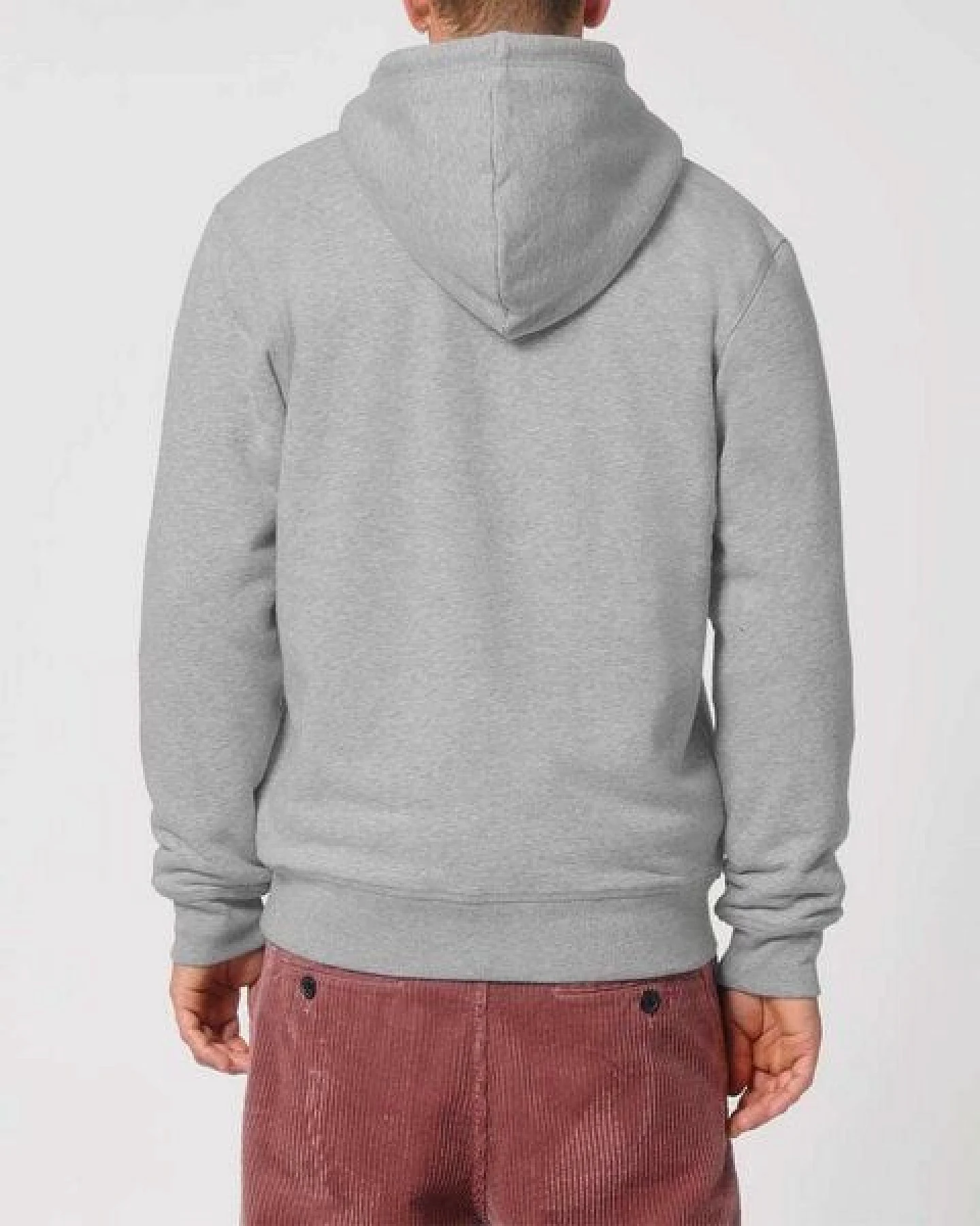 YTWOO Sherpa Hoodie, Unisex, Zip-through, nachhaltig, Bio-Baumwolle – Ansicht 3