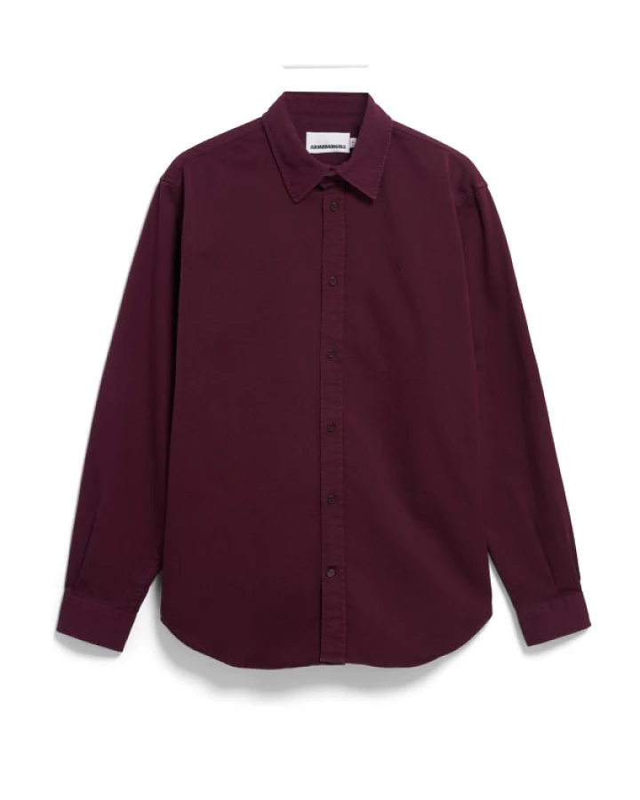 ARMEDANGELS - Giaalo GMT Dye - Hemd Gr XXL rot