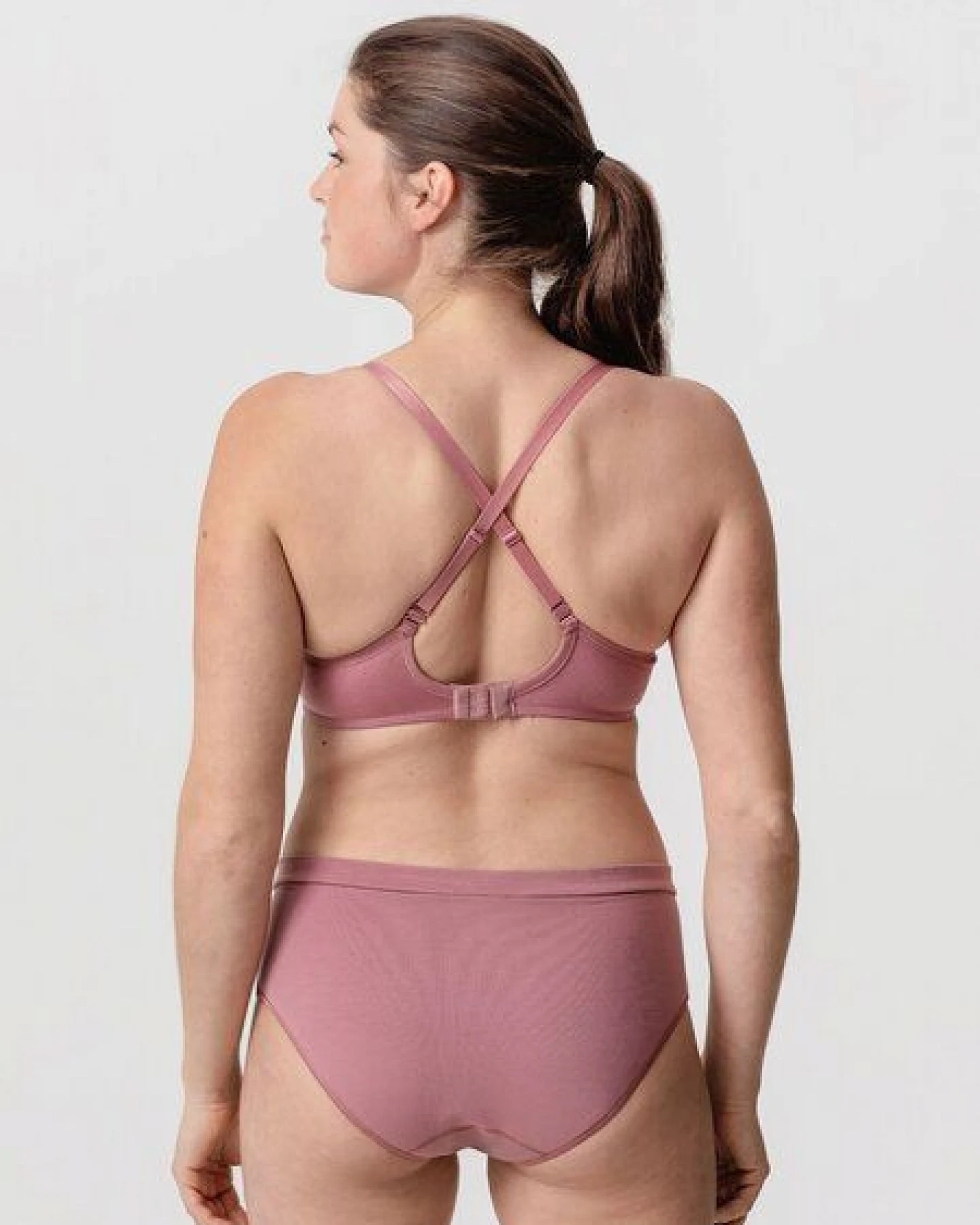erlich textil Amela bügelloser BH aus Bio-Baumwolle, made in Europe – Ansicht 3