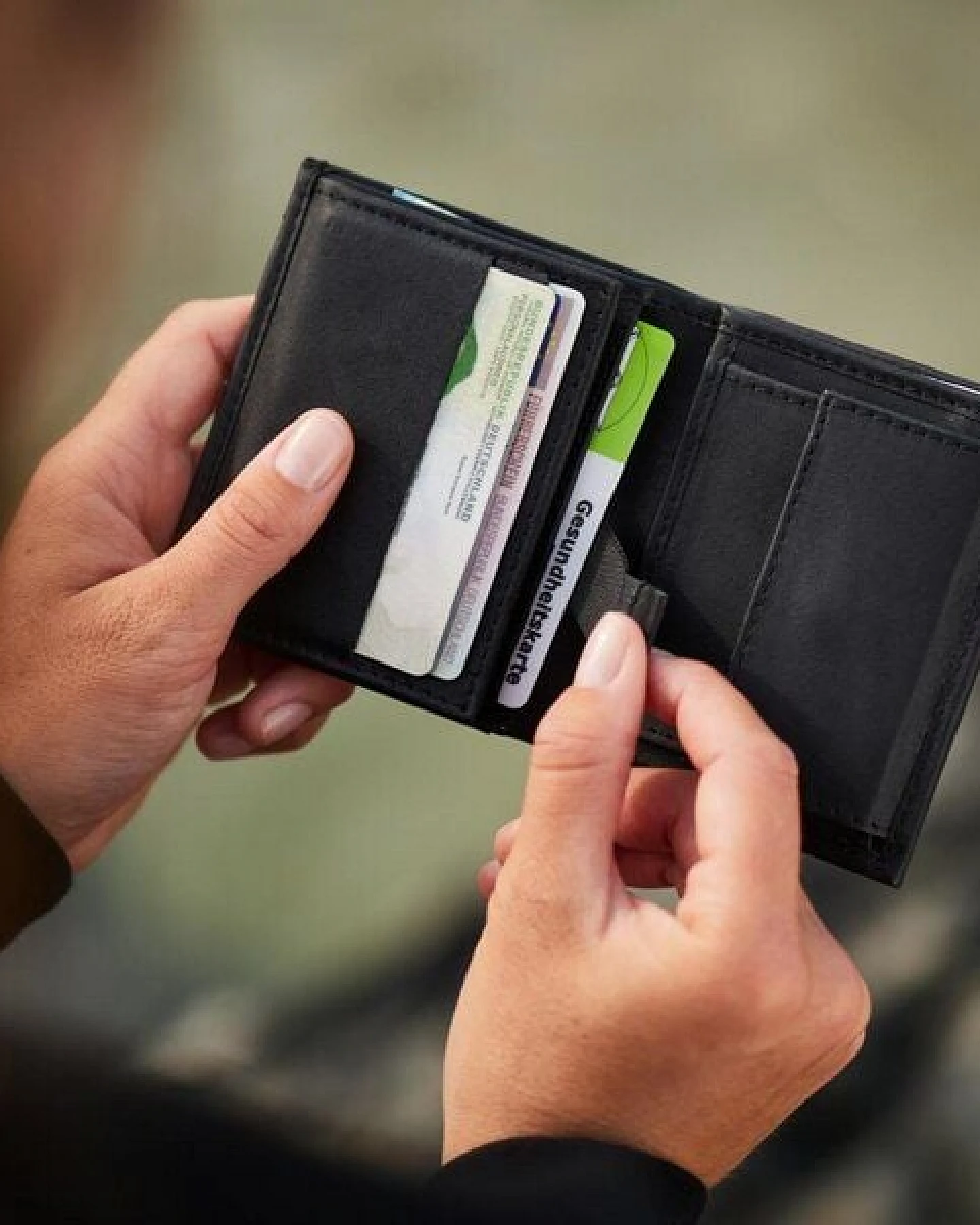 Simaru Geldbeutel mit RFID-Schutz,Portemonnaie,Geldbörse aus Leder – Ansicht 3