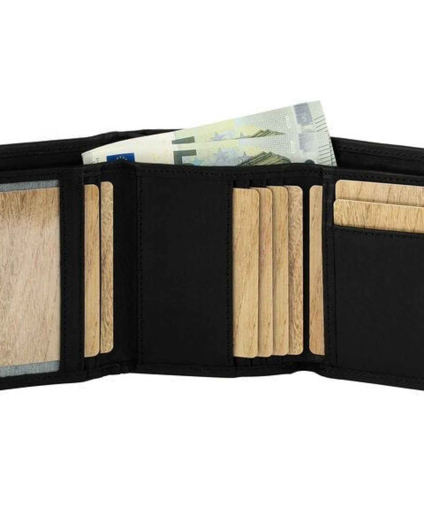 Simaru Damen Geldbörse aus Leder mit RFID-Schutz,allergikerfreundliches Portemonnaie – Ansicht 3