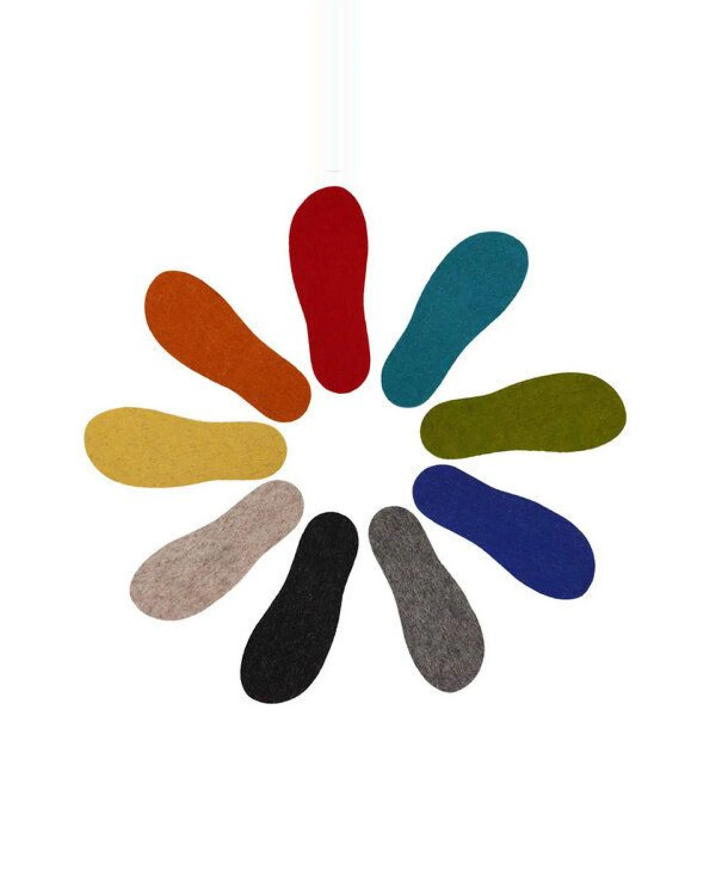 WoolFit 5mm Filz-Einlegesohlen aus 100% natürlichem Wollfilz, mulesingfrei – Ansicht 4