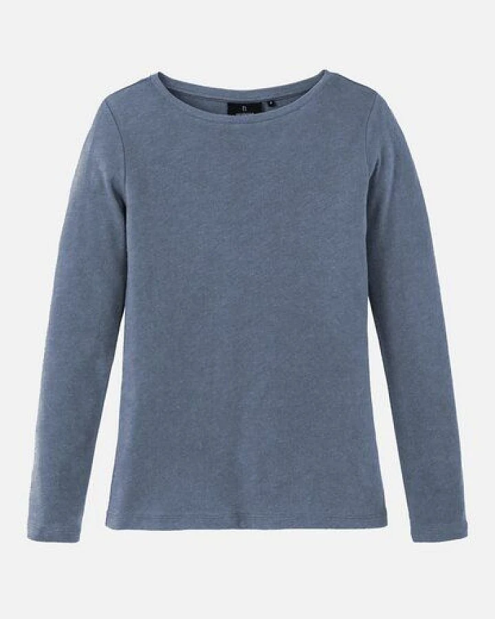 Damen Slub Longsleeve aus Bio-Baumwolle - IRIS - recolution