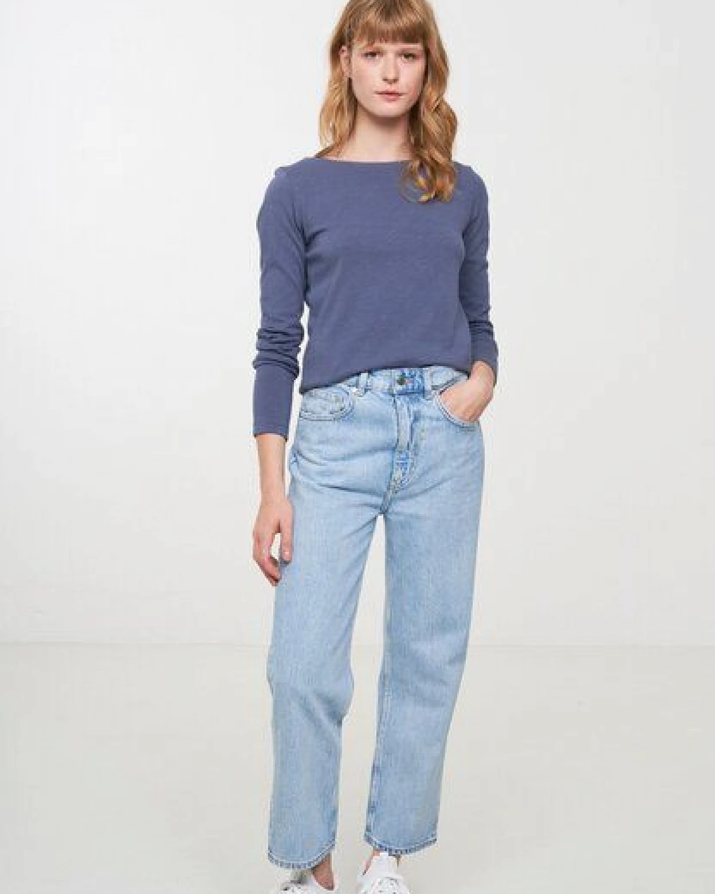 Damen Slub Longsleeve aus Bio-Baumwolle - IRIS - recolution – Ansicht 3