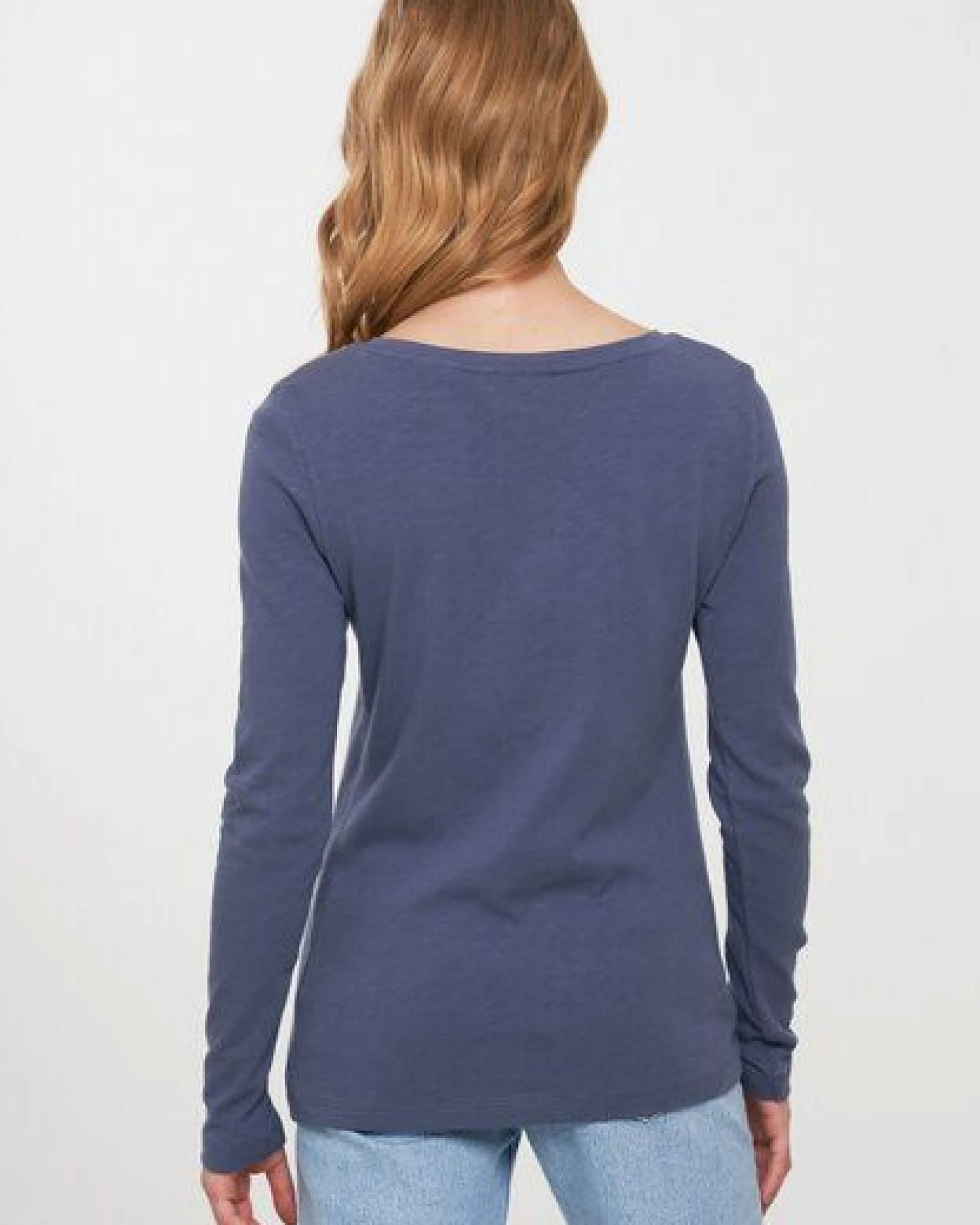Damen Slub Longsleeve aus Bio-Baumwolle - IRIS - recolution – Ansicht 4