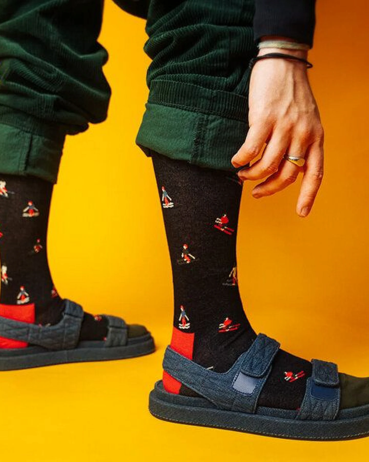 DillySocks Socken Hit The Slopes aus Biobaumwoll-Mix – Ansicht 2