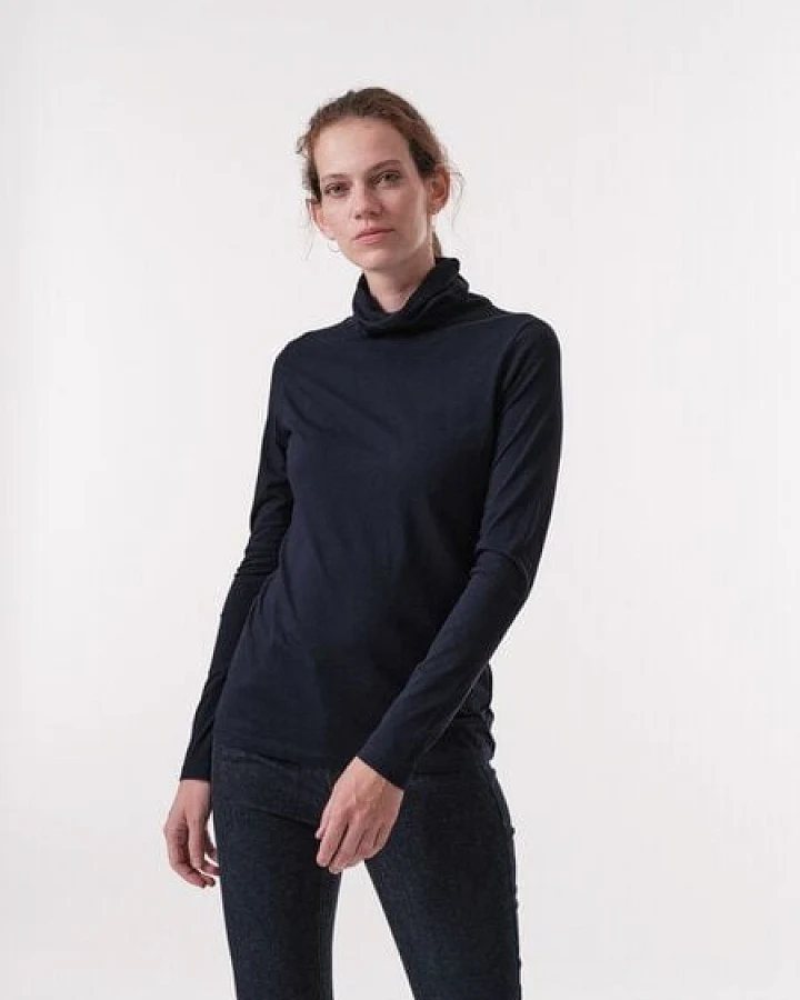 LANIUS Rollkragenshirt aus Bio-Baumwolle