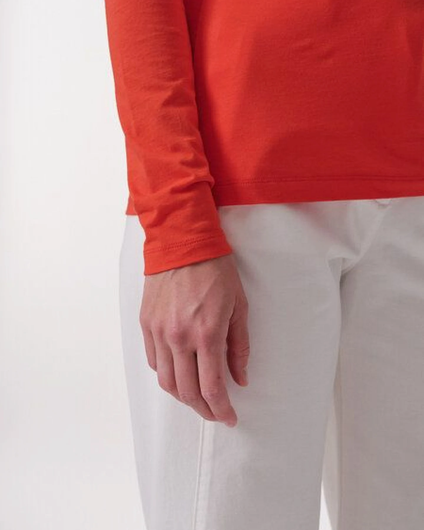 LANIUS Rollkragenshirt aus Bio-Baumwolle – Ansicht 4