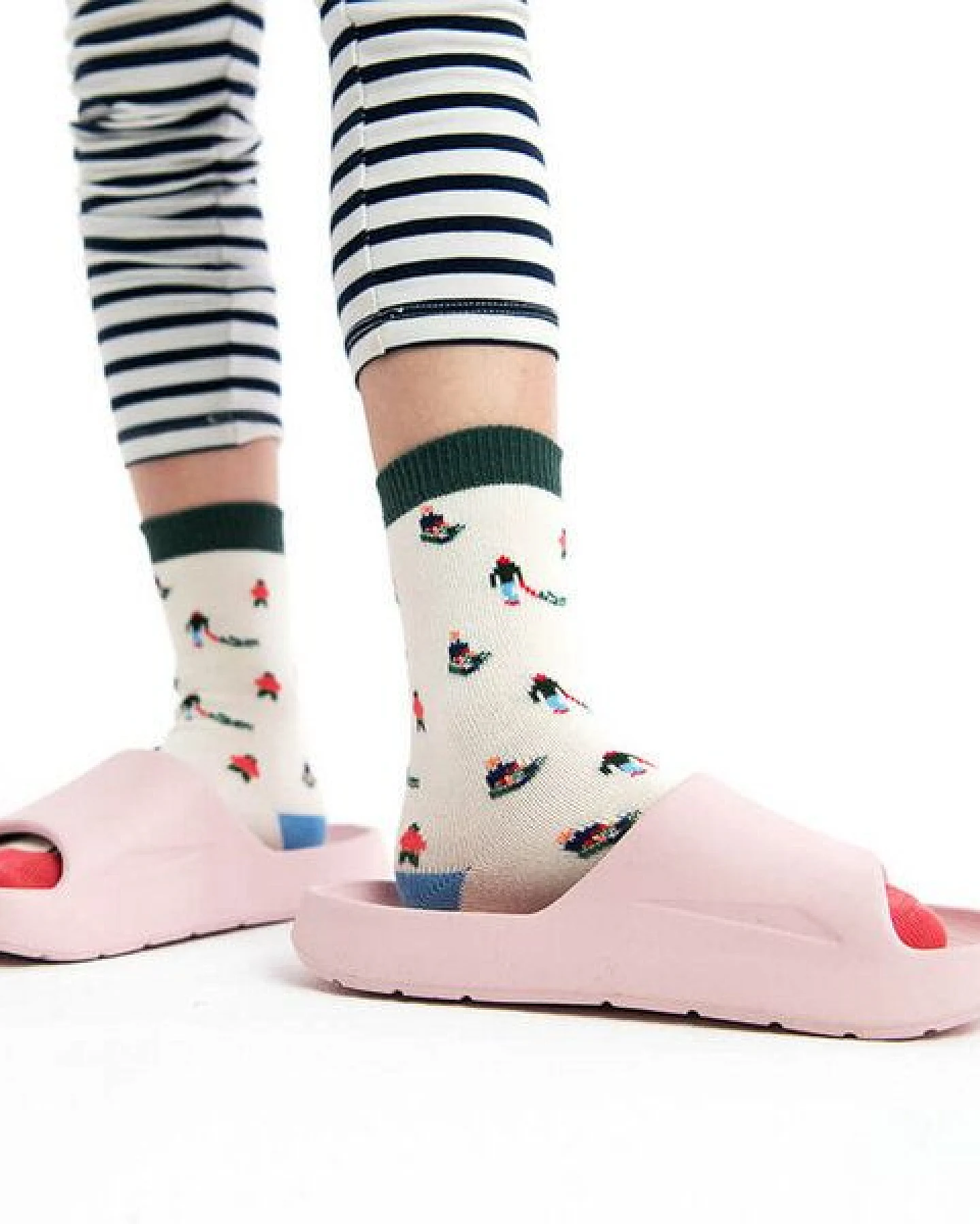 DillySocks Kindersocken Lil Sled aus Biobaumwoll-Mix – Ansicht 2